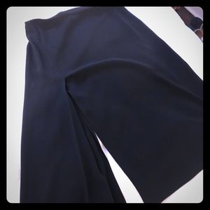 Philippe Adec black skirt with slit